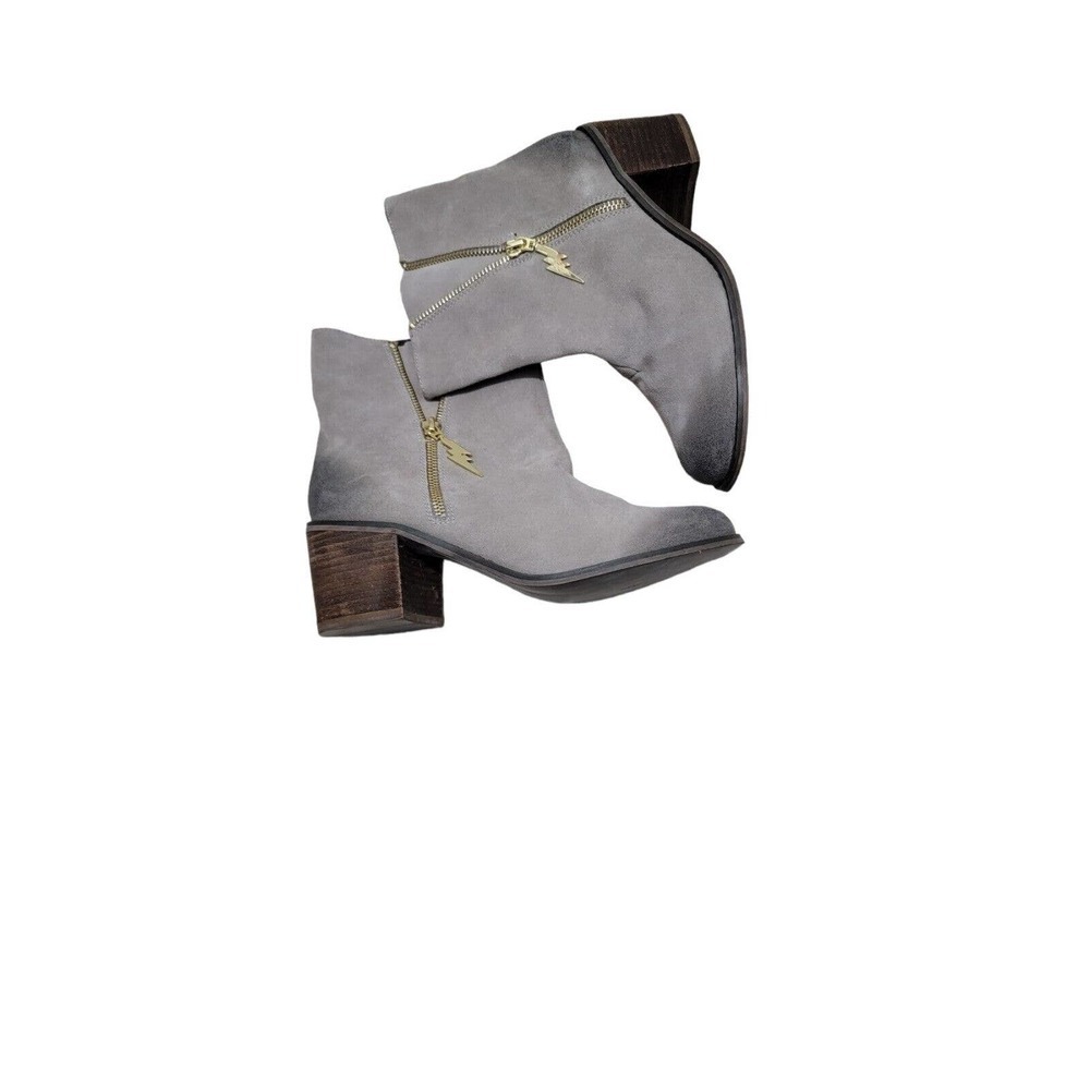 Betsey Johnson Women 'Mandda' Size Zip Leather Ankl BootSize 7.5